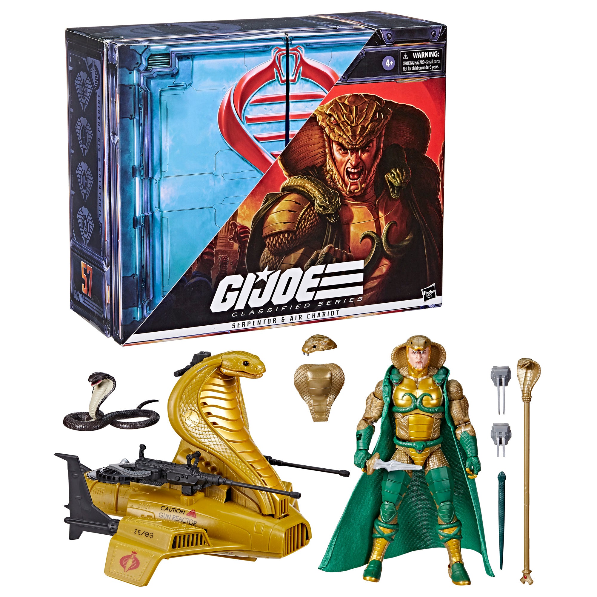 G.I. Joe Classified Series Serpentor & Air Chariot