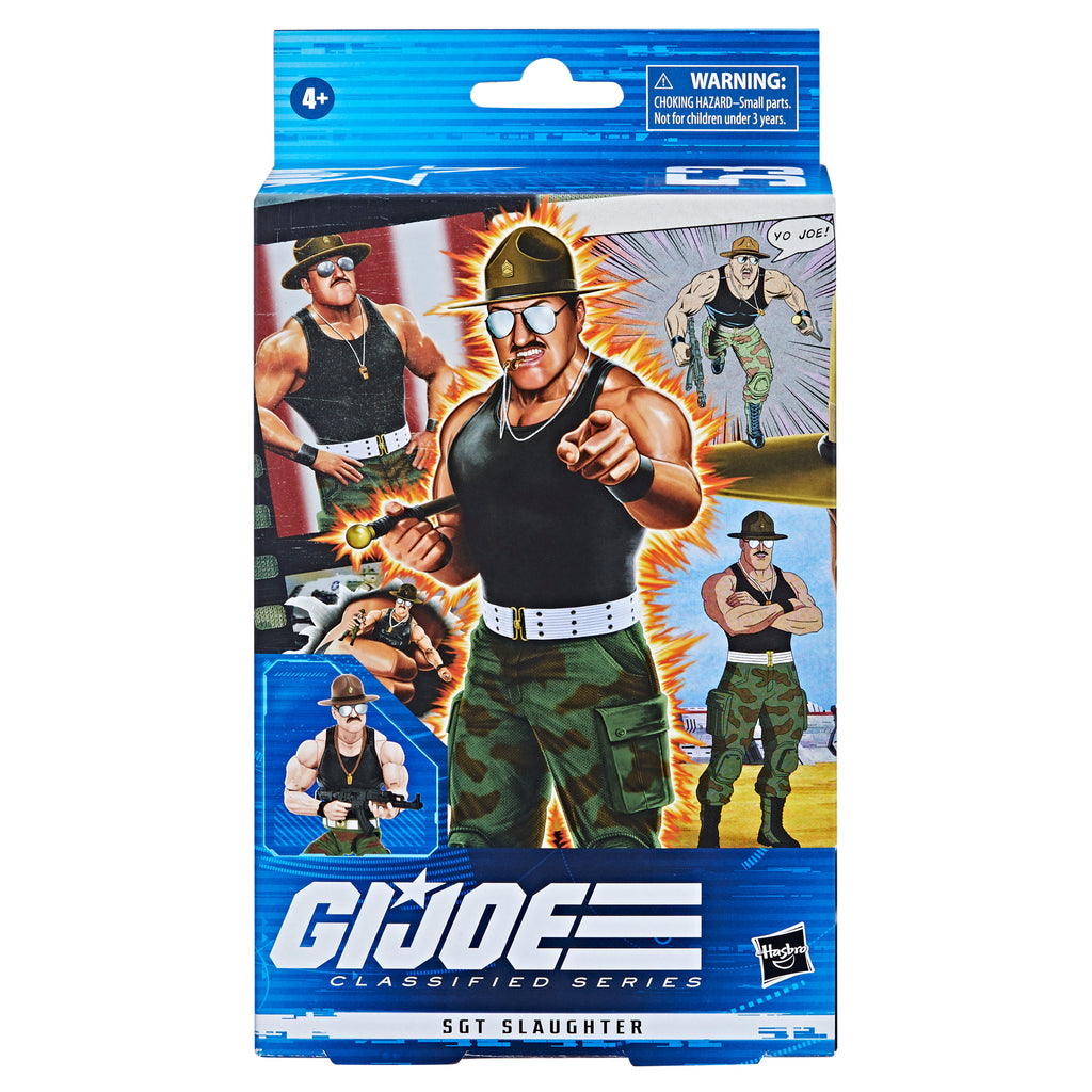 G.I. Joe Classified Series #53 Sgt. Slaughter packaging front Adam Riches art