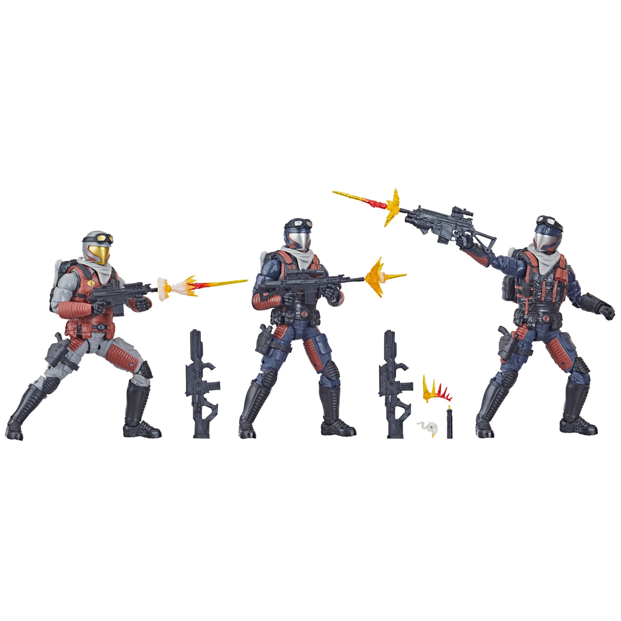 G.I. Joe Classified Series Cobra Viper Officer & Vipers 3-pack box packaging front view with Anthony Petrie art showing all three figures