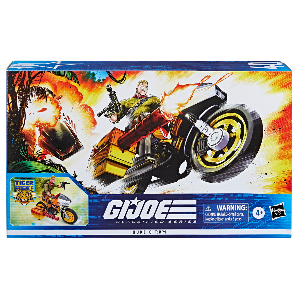 G.I. Joe Classified Series Tiger Force Duke & RAM box packaging front view with David Marquez art