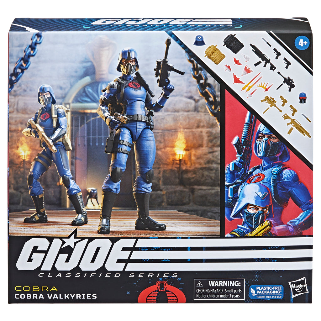 G.I. Joe Classified Series Cobra Valkyries #68 Deluxe 2-Pack box packaging front — Pulse Exclusive