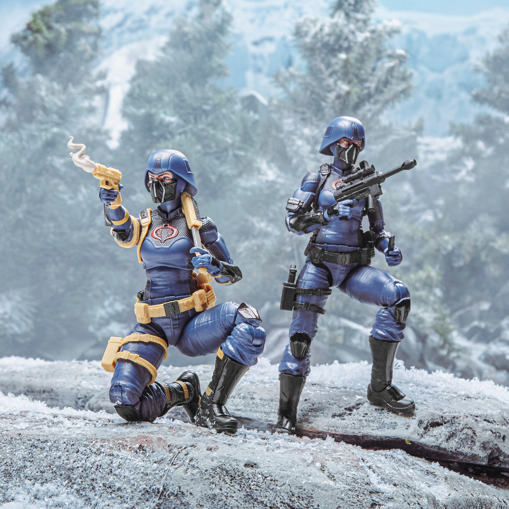 G.I. Joe Classified Series Cobra Valkyries arctic diorama action pose ORWELL DLX 345