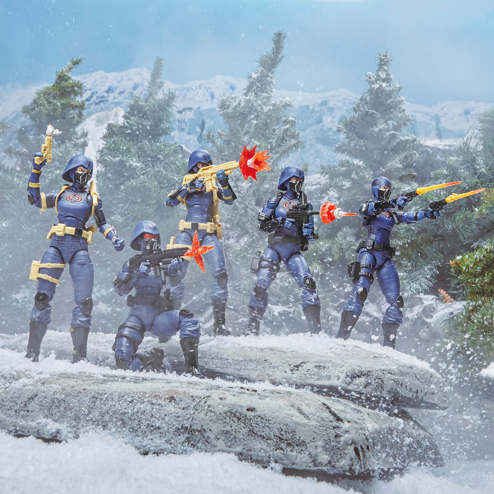 G.I. Joe Classified Series Cobra Valkyries arctic diorama action pose ORWELL DLX 352