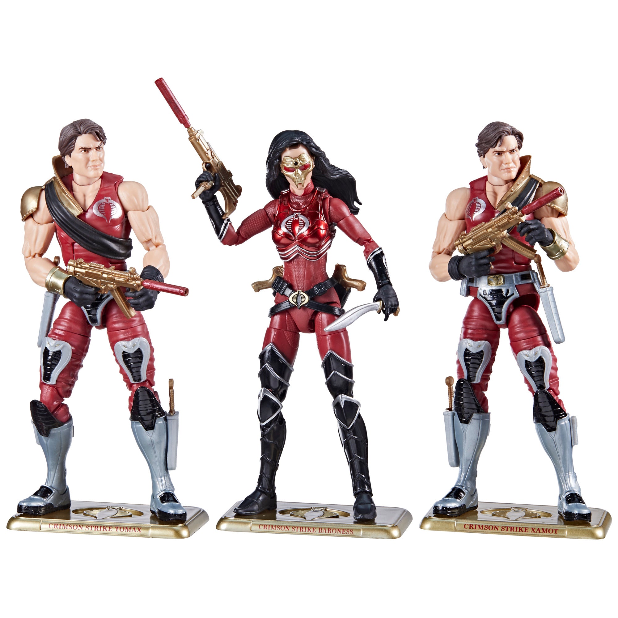 G.I. Joe Classified Series #82 Crimson Strike Team 3-Pack (Tomax, Baroness, Xamot)