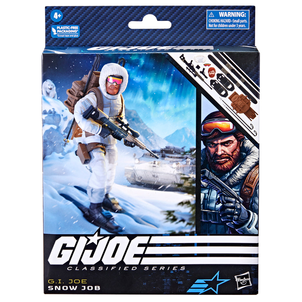G.I. Joe Classified Series Snow Job #67 Deluxe box packaging front — Pulse Exclusive