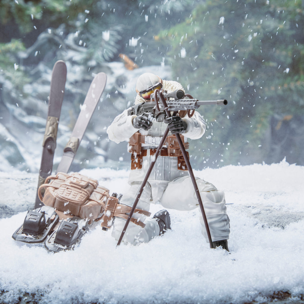 G.I. Joe Classified Series Snow Job arctic diorama action pose JOYCE DLX 121