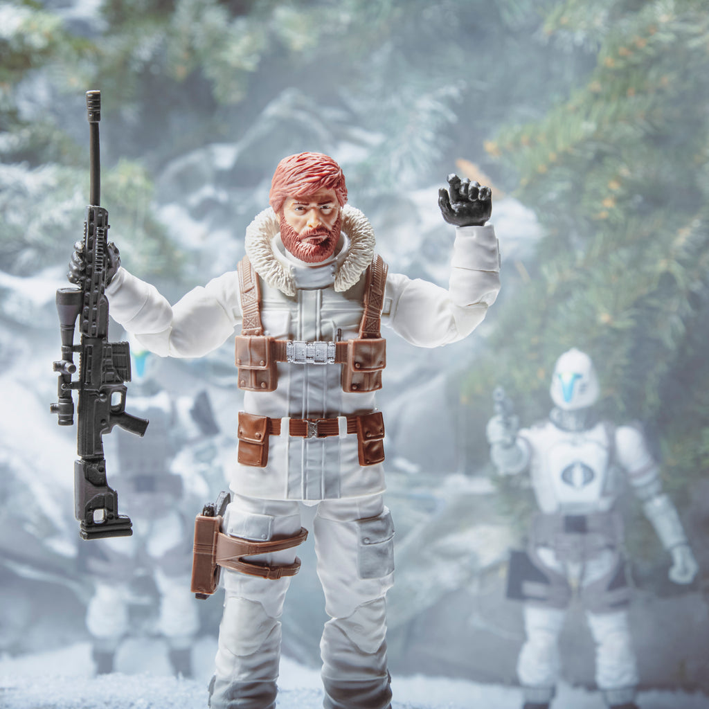 G.I. Joe Classified Series Snow Job arctic diorama action pose JOYCE DLX 174