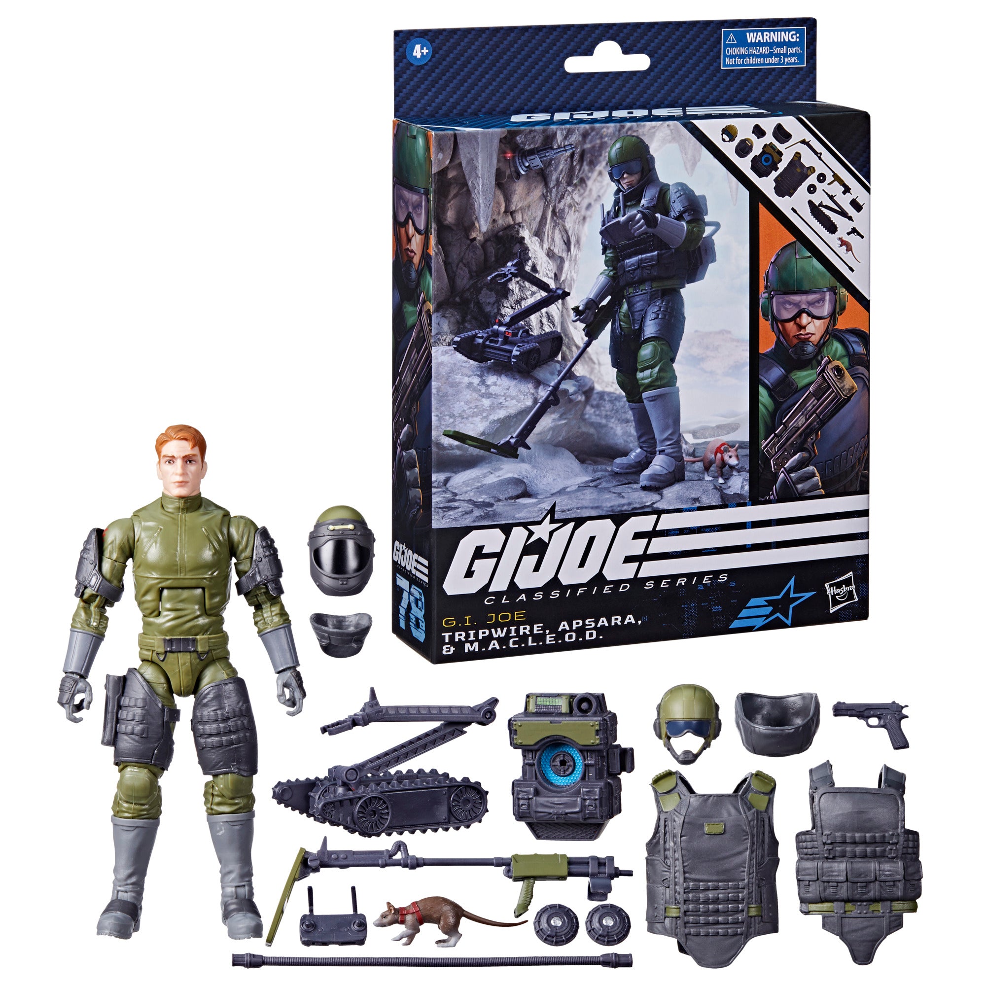G.I. Joe Classified Series #78, Tripwire, Apsara, & M.A.C.L.E.O.D.