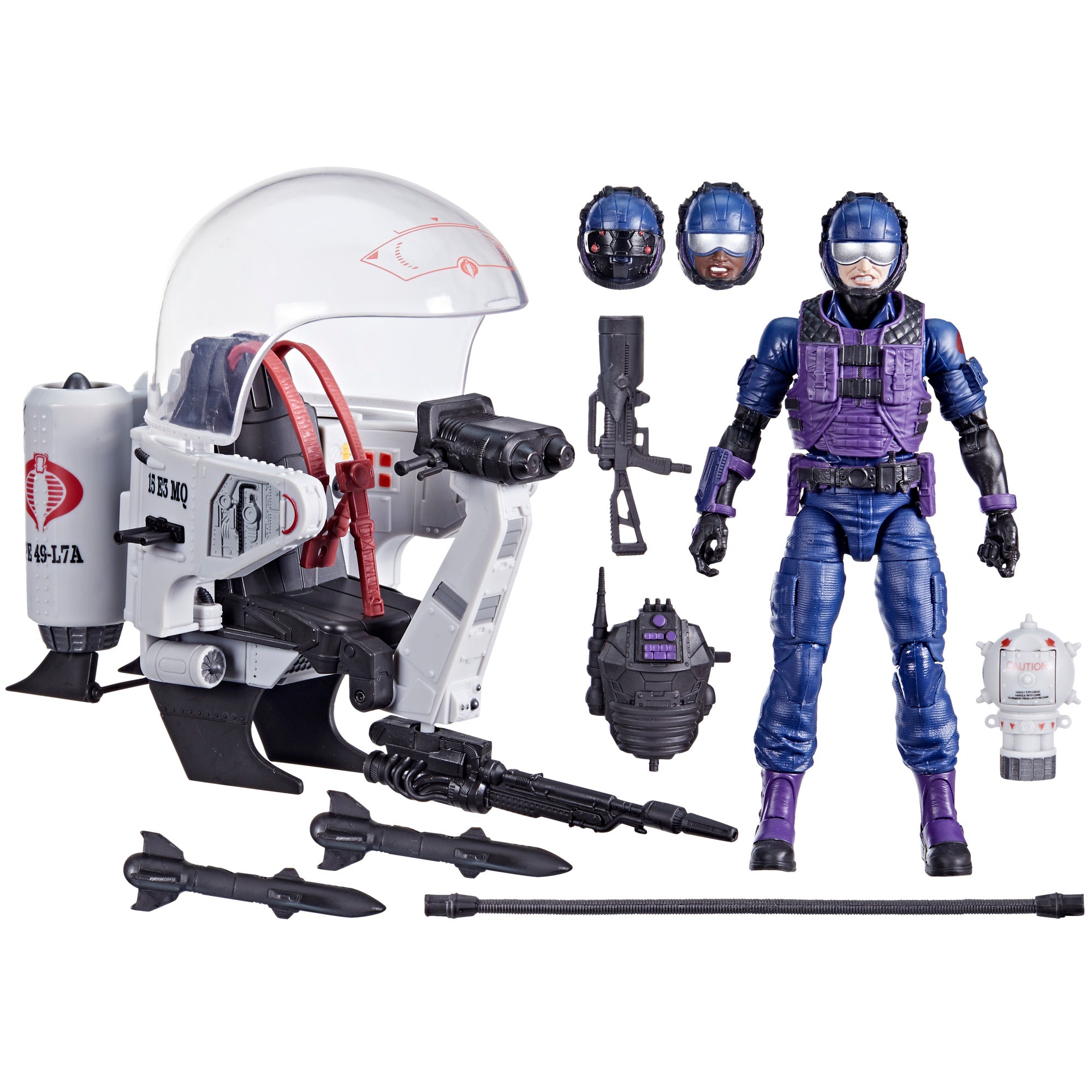 G.I. Joe Classified Series Cobra Tele-Viper and Cobra Flight Pod (Trubble Bubble)