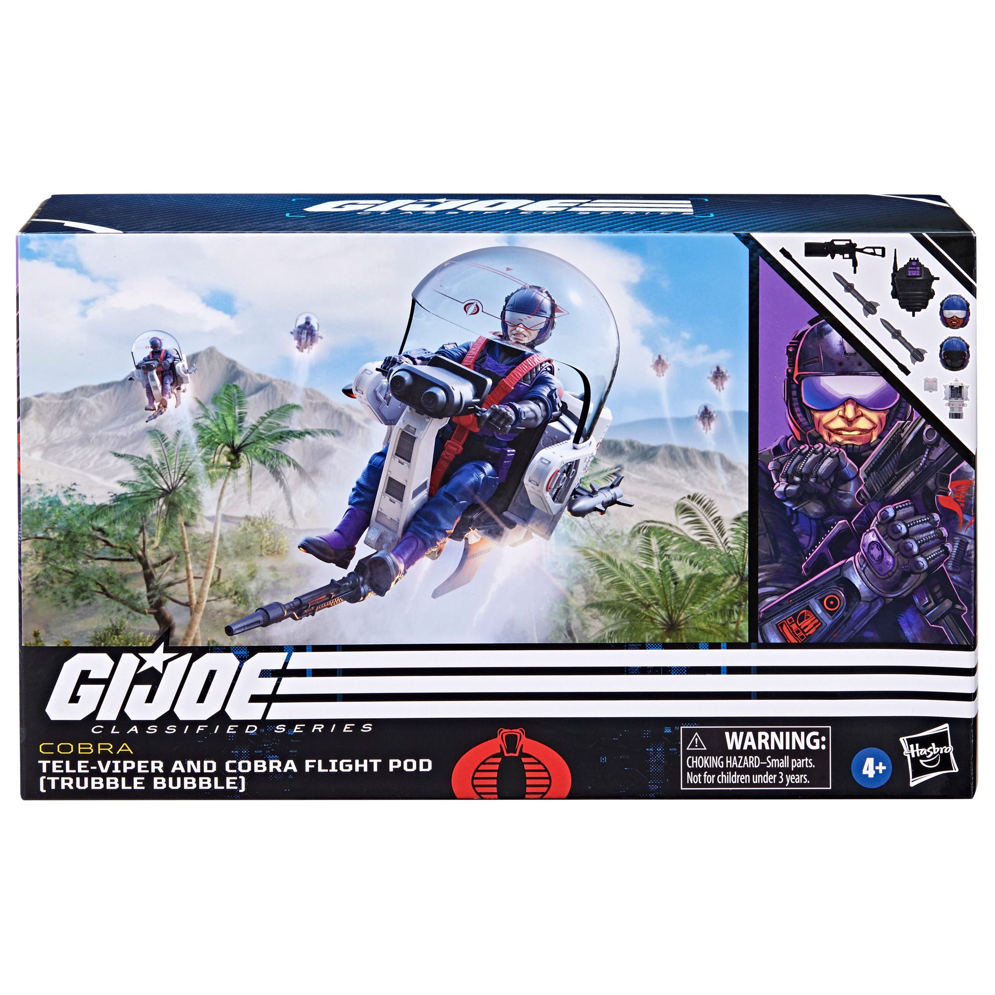 G.I. Joe Classified Series Cobra Tele-Viper and Cobra Flight Pod (Trubble Bubble)