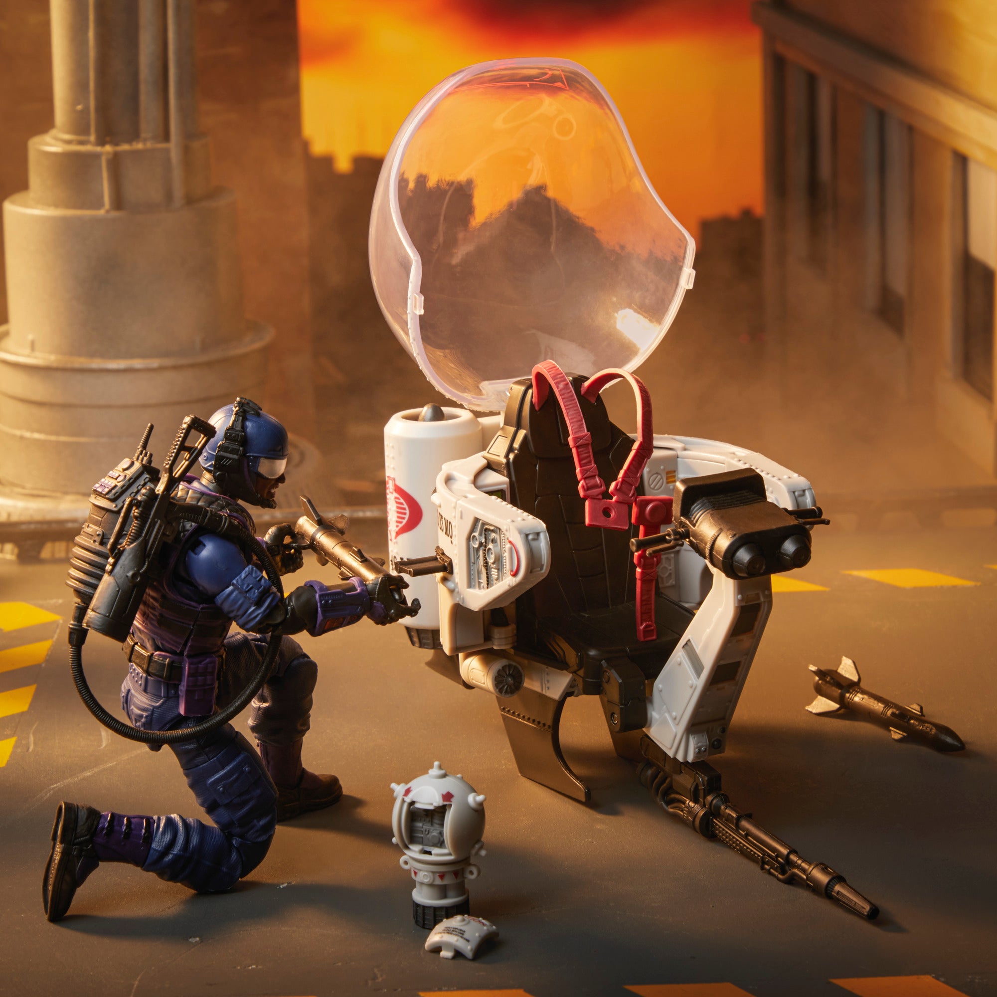 G.I. Joe Classified Series Cobra Tele-Viper and Cobra Flight Pod (Trubble Bubble)