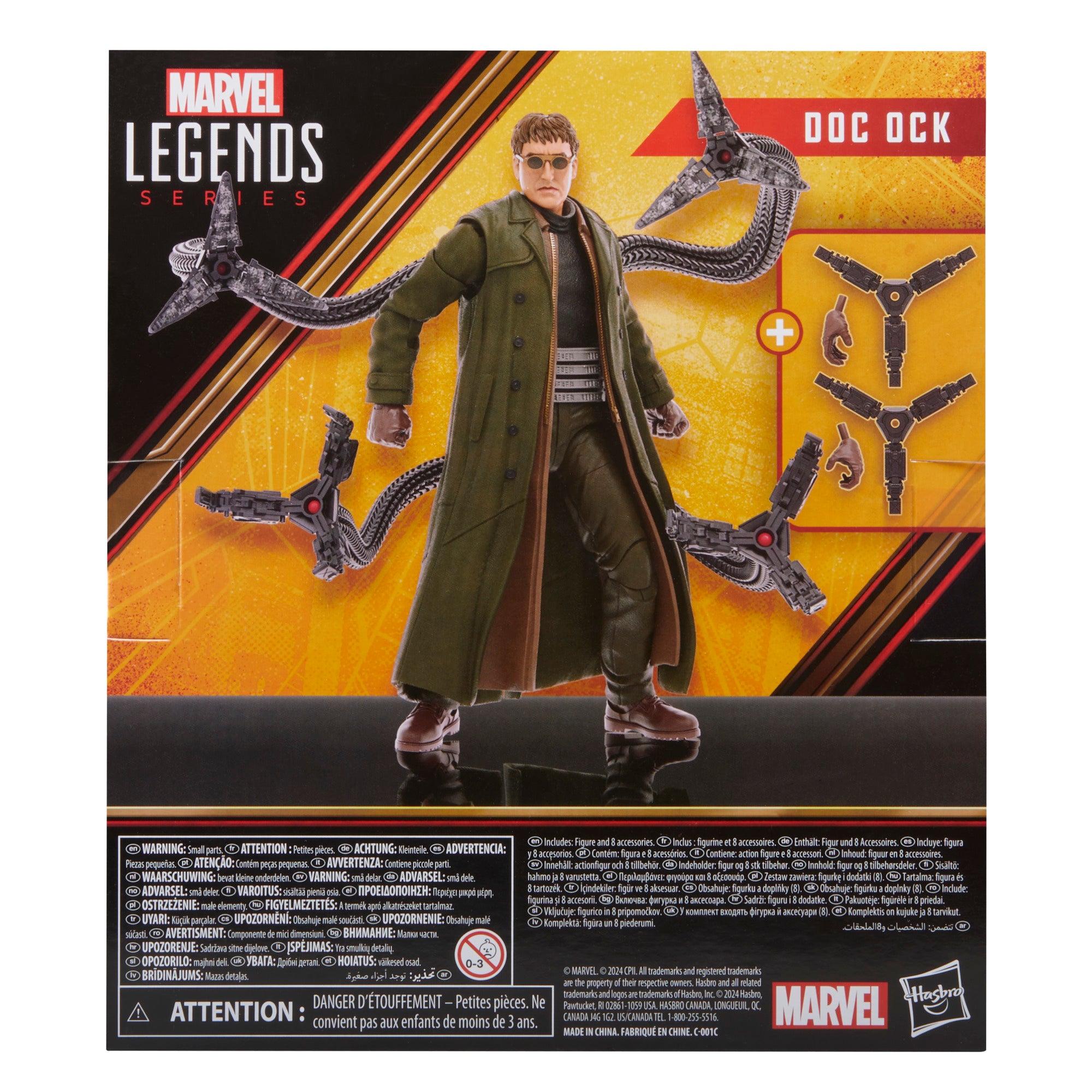 Marvel Legends Series Spider-Man 2 Deluxe Doc Ock 6-Inch Action Figure with Mechanical Tentacles
