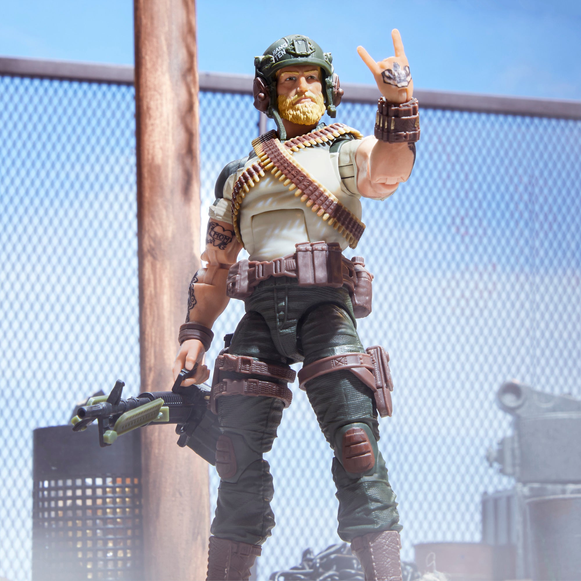 G.I. Joe Classified Series Rock 'N Roll diorama action pose 537