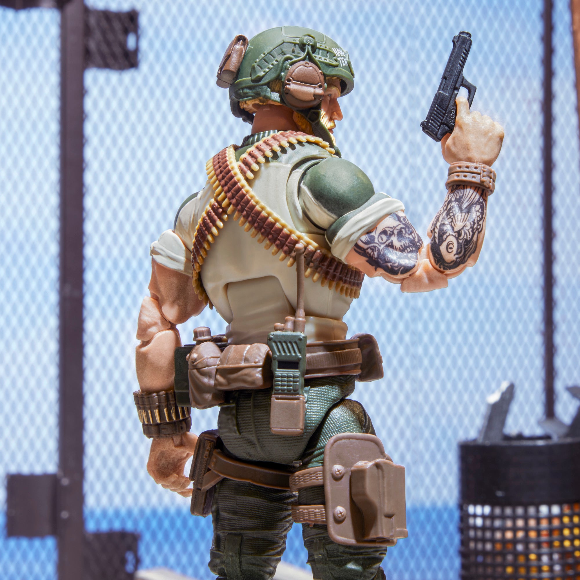 G.I. Joe Classified Series Rock 'N Roll diorama action pose 593