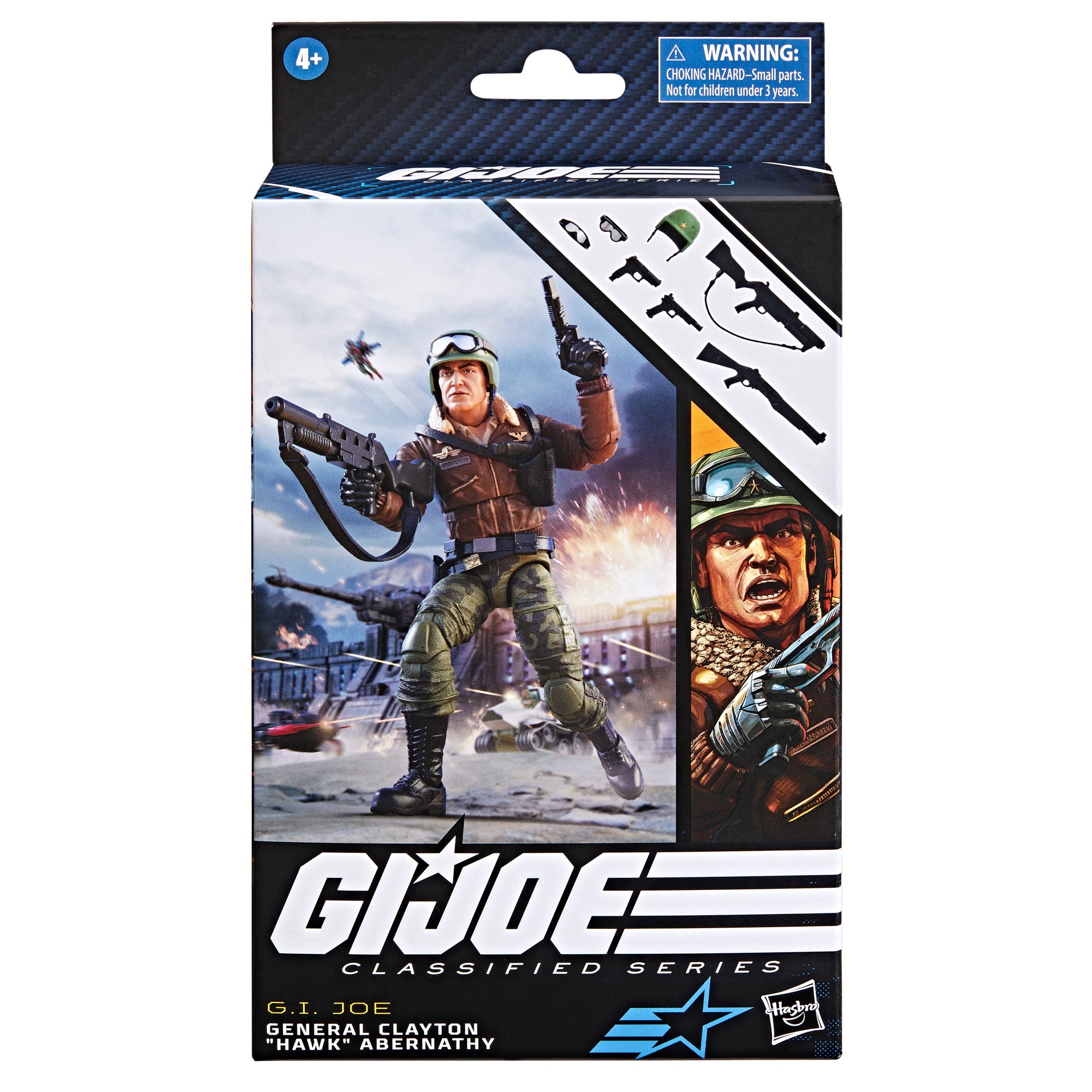 G.I. Joe Classified Series #103 General Hawk Abernathy - Package Front