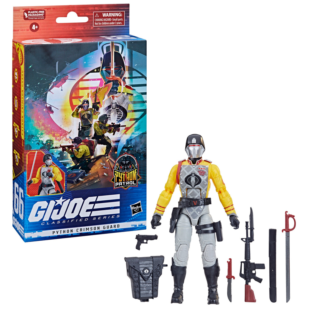 G.I. Joe Classified Series Python Crimson Guard, Collectible Action ...