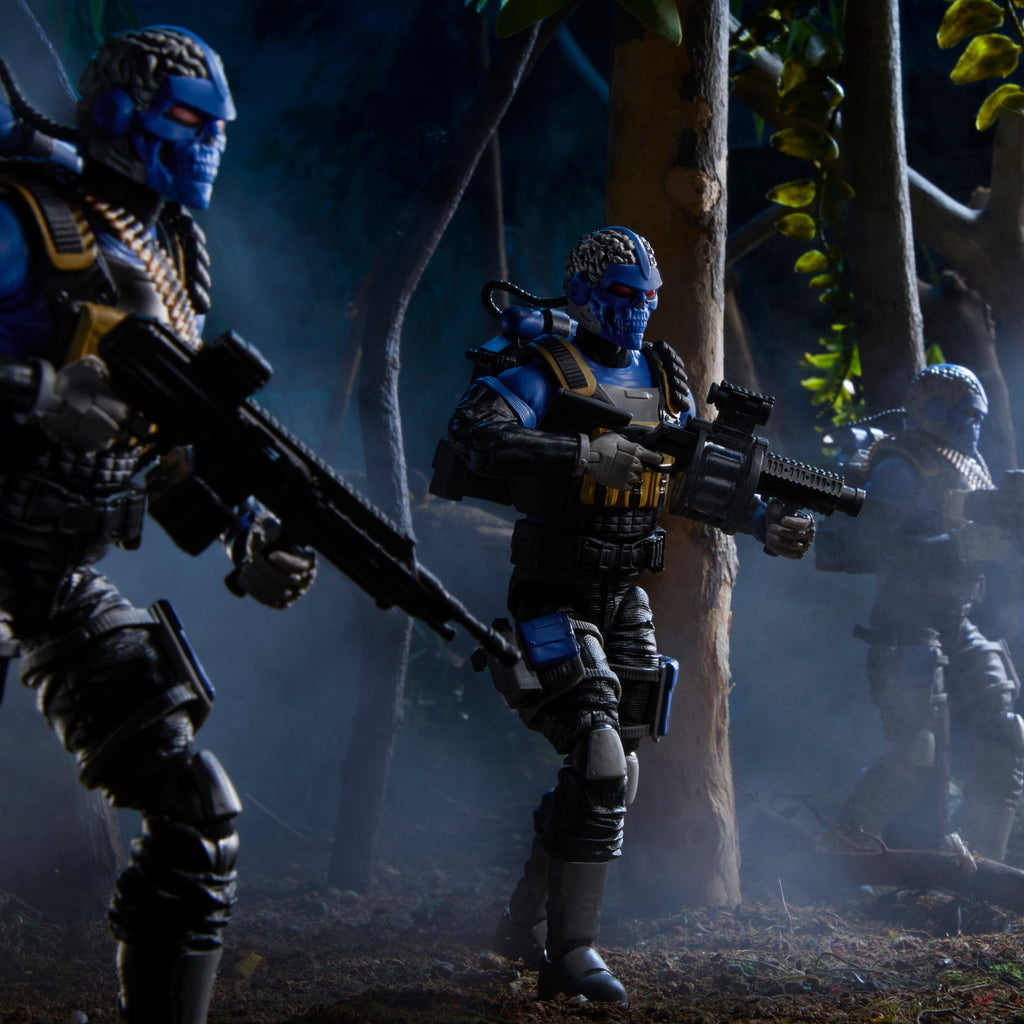 G.I. Joe Classified Series #76 Range-Viper diorama jungle squad shot 406 three Range-Vipers