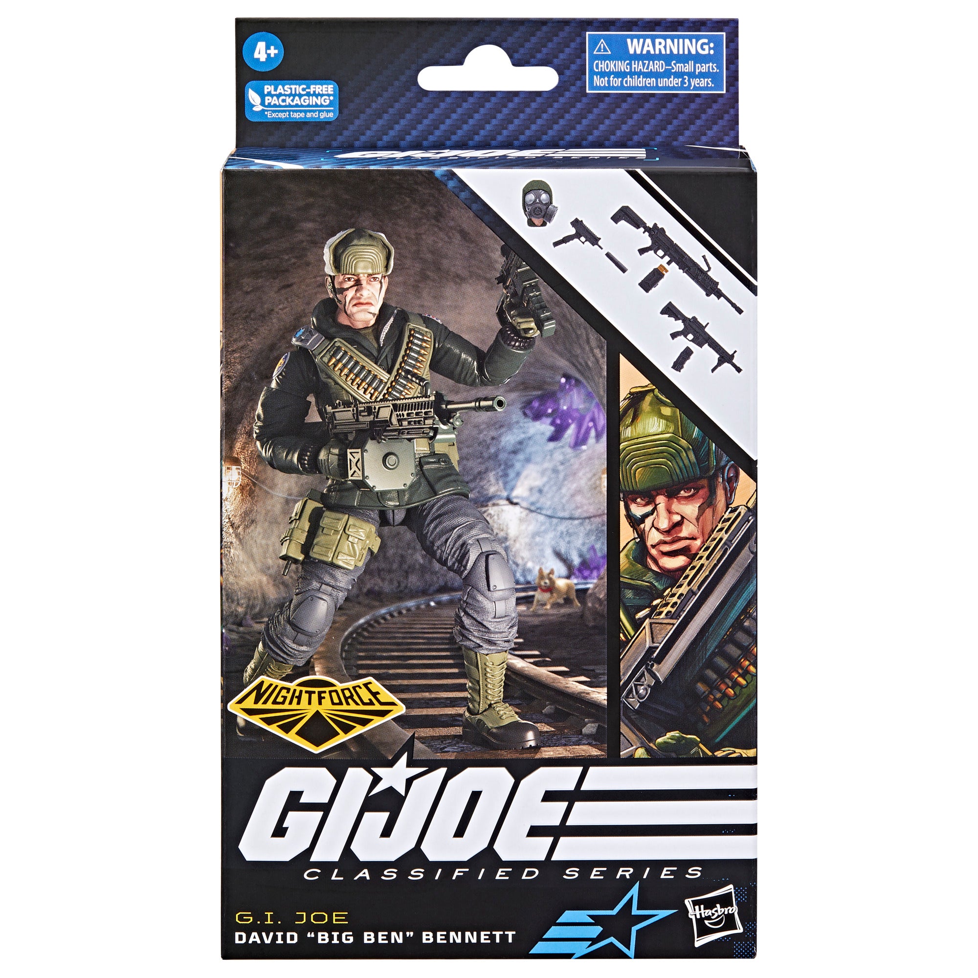 G.I. Joe Classified Series Nightforce Big Ben #77 box packaging front — Walmart Exclusive