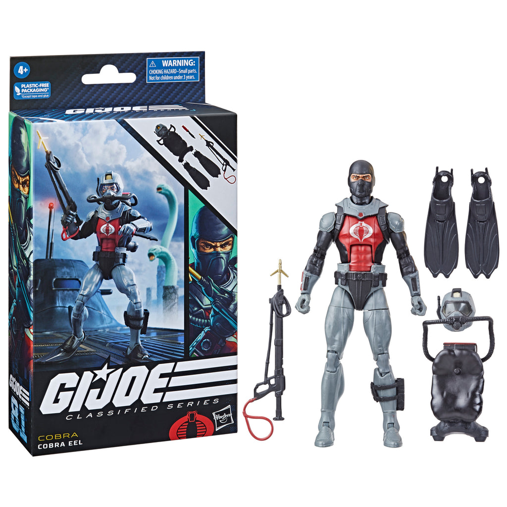 G.I. Joe Classified Series #81 Cobra Eel combo shot standard packaging version