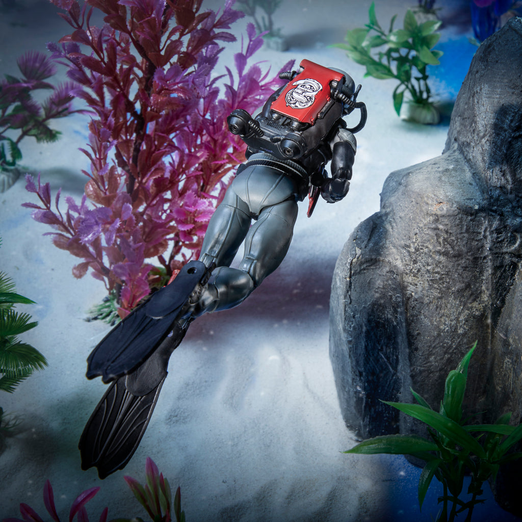 G.I. Joe Classified Series #81 Cobra Eel underwater diorama shot 1784