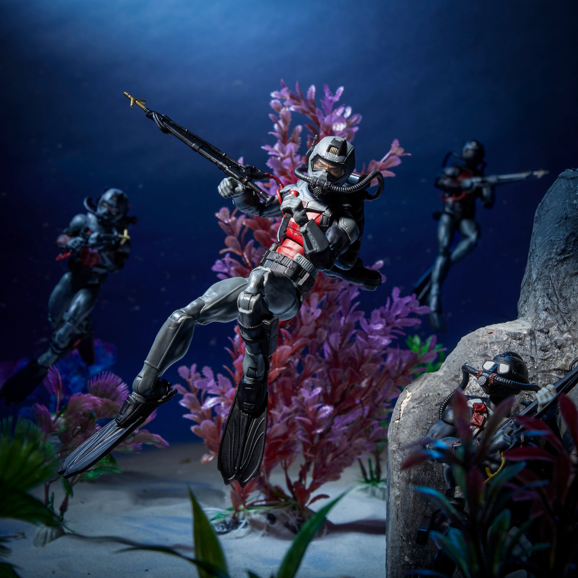 G.I. Joe Classified Series #81 Cobra Eel underwater diorama shot 1844