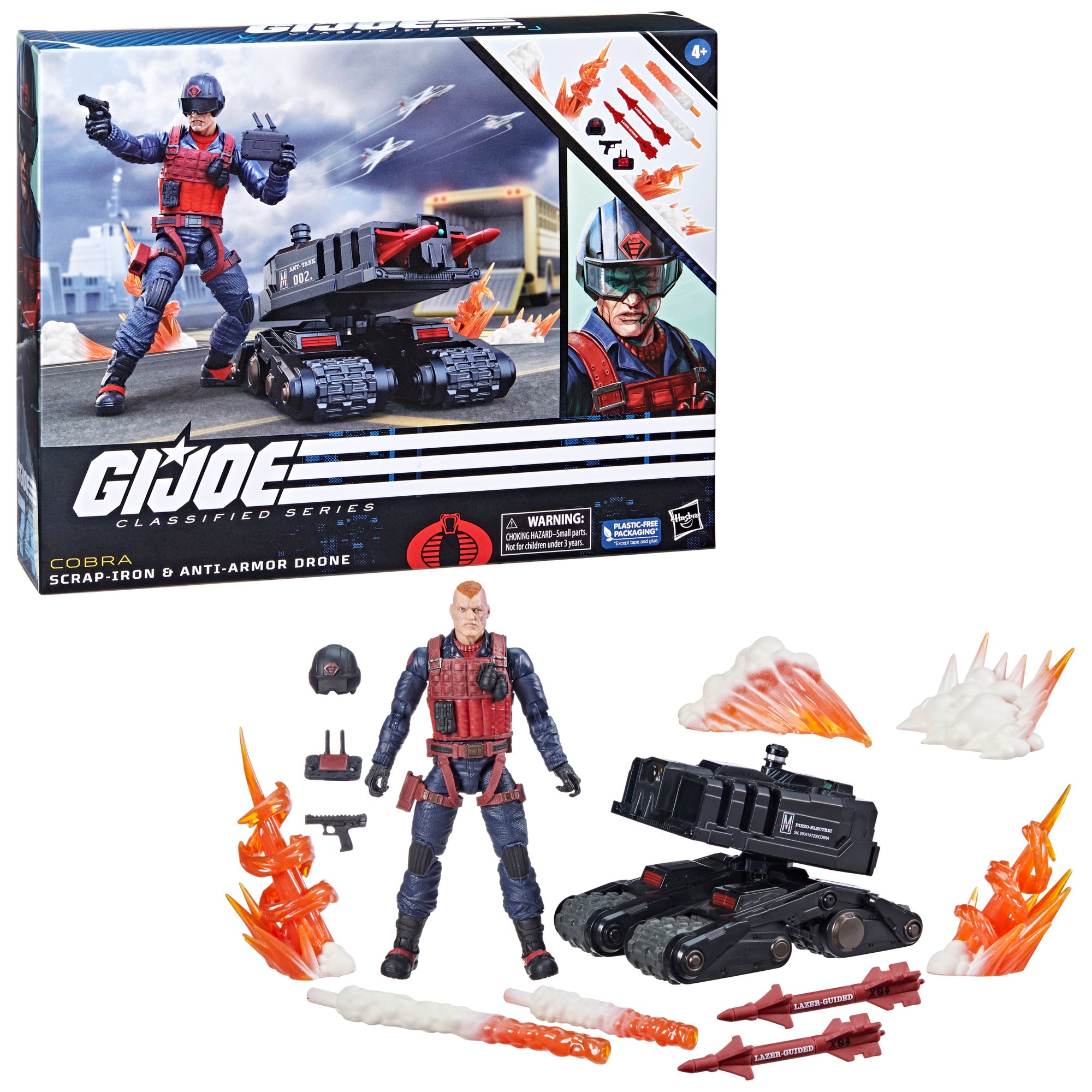 G.I. Joe Classified Series #74, Cobra Scrap-Iron & Anti-Armor Drone