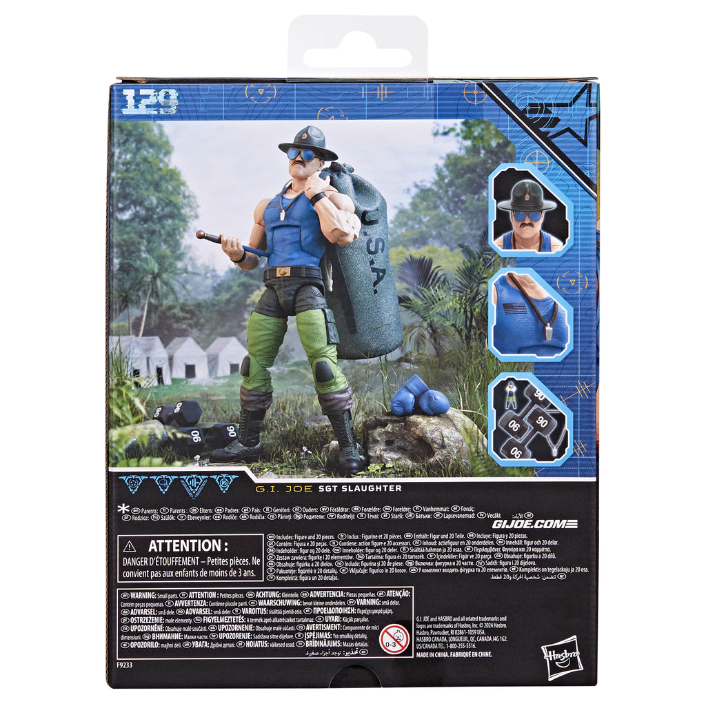 G.I. Joe Classified Series #129, Mad Marauders Sgt Slaughter *NO HAT VARIANT*
