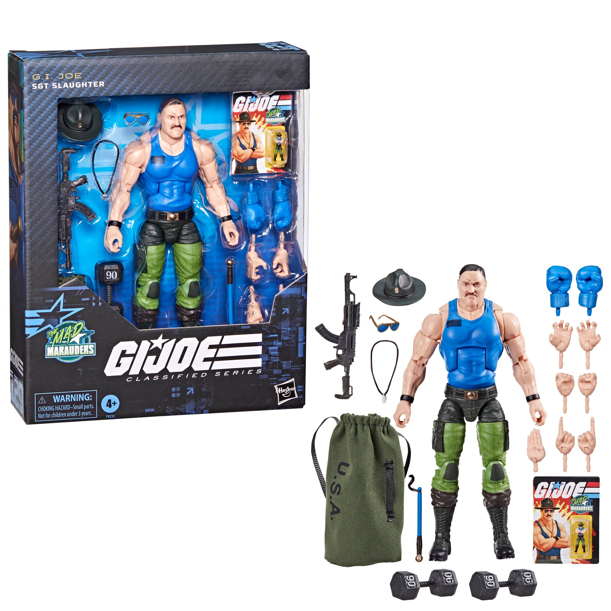 G.I. Joe Classified Series #129, Mad Marauders Sgt Slaughter *NO HAT VARIANT*