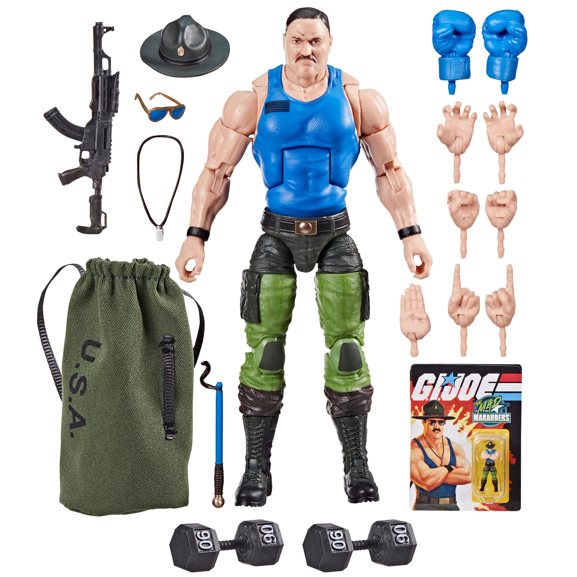 G.I. Joe Classified Series #129, Mad Marauders Sgt Slaughter *NO HAT VARIANT*