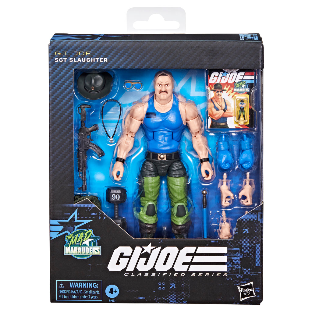 G.I. Joe Classified Series #129, Mad Marauders Sgt Slaughter *NO HAT VARIANT*