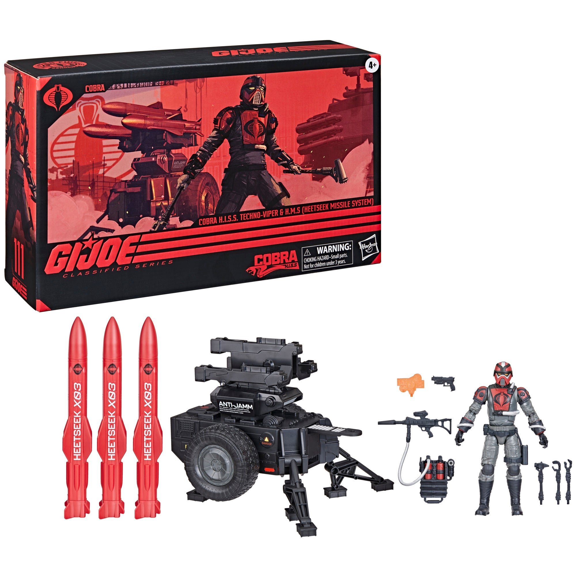 G.I. Joe Classified Series #111, H.I.S.S. Techno-Viper & H.M.S. (HEETSEEK MISSILE SYSTEM)