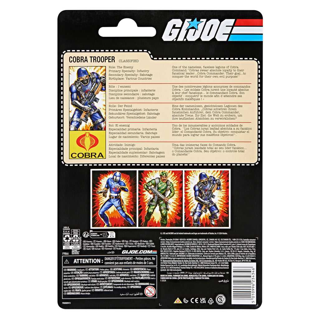 G.I. Joe Classified Series Retro Cardback, Cobra Trooper