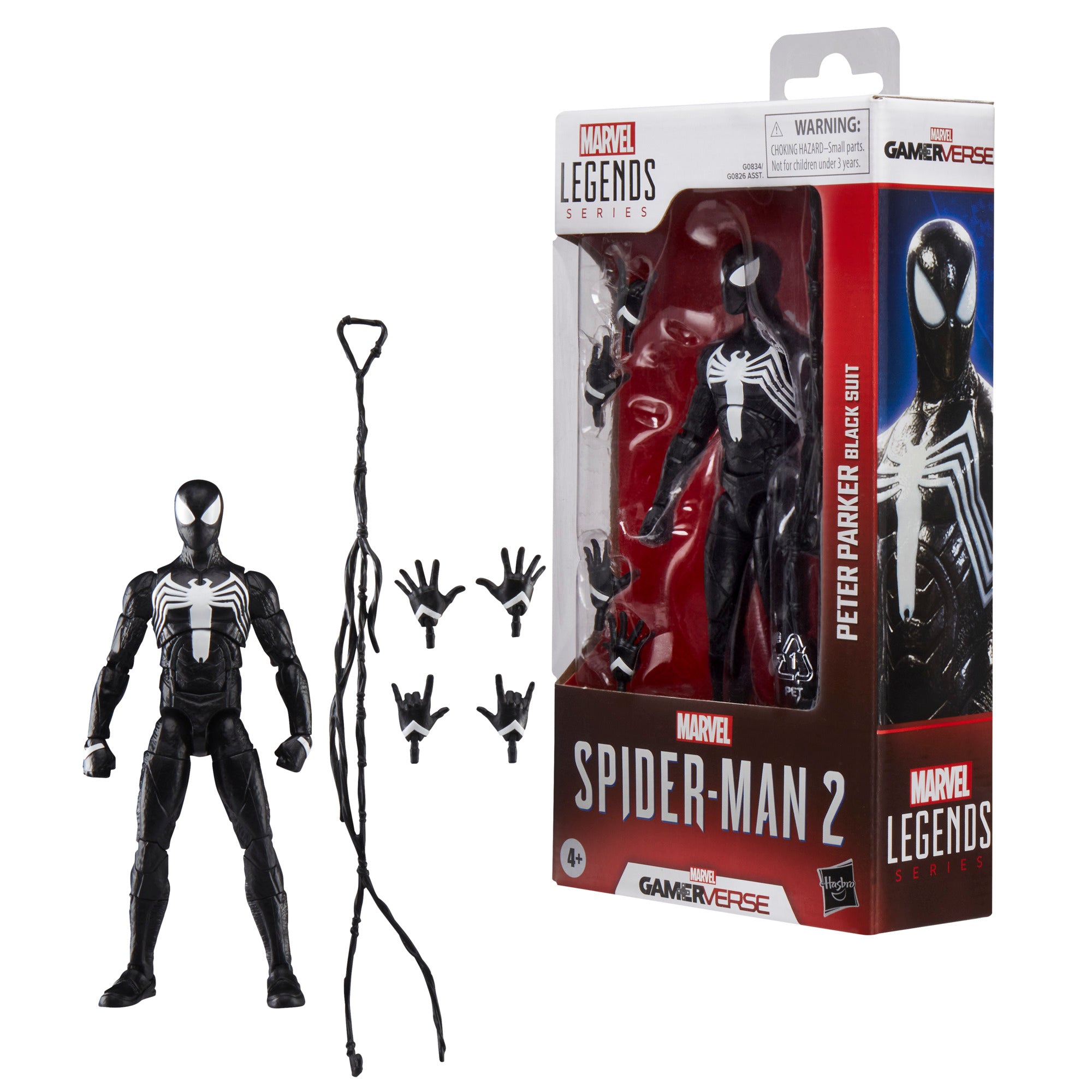 Marvel Legends Series Gamerverse Peter Parker Black Suit - Spider-Man 2