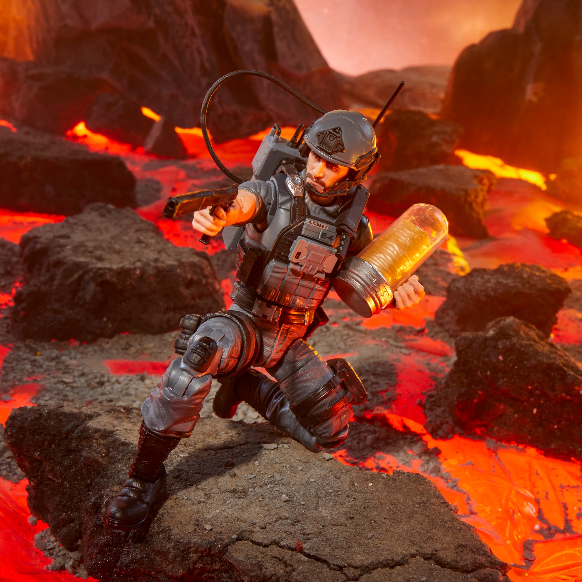 G.I. Joe Classified Series #158, Alvin "Breaker" Kibbey, Collectible 6 Inch Action Figure; 10 Accessories Including M.A.S.S. Device Catalytic Element