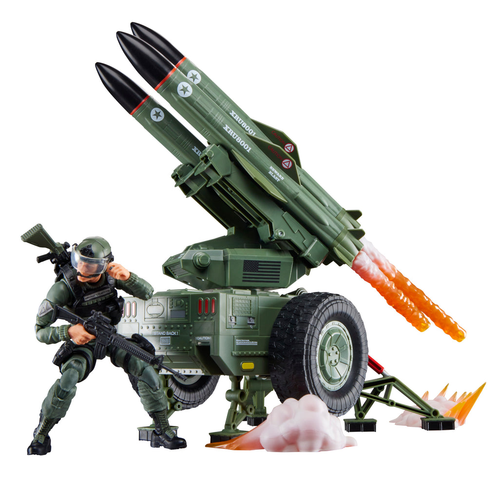 G.I. Joe Classified Series #182, Clayton “Hawk” Abernathy with M.M.S. (Mobile Missile System) Towable Vehicle