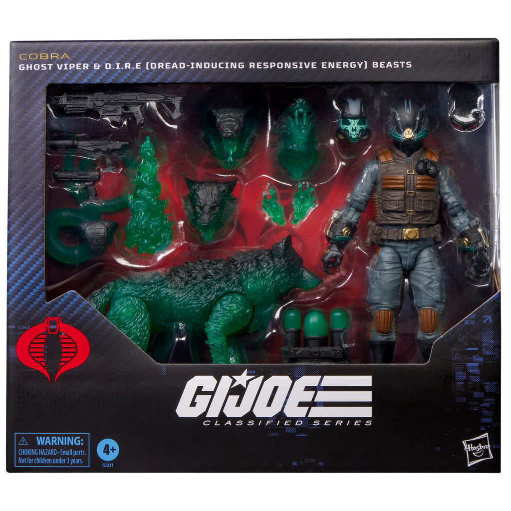 G.I. Joe Classified Series #170 Ghost Viper & D.I.R.E. Beasts - Package Front