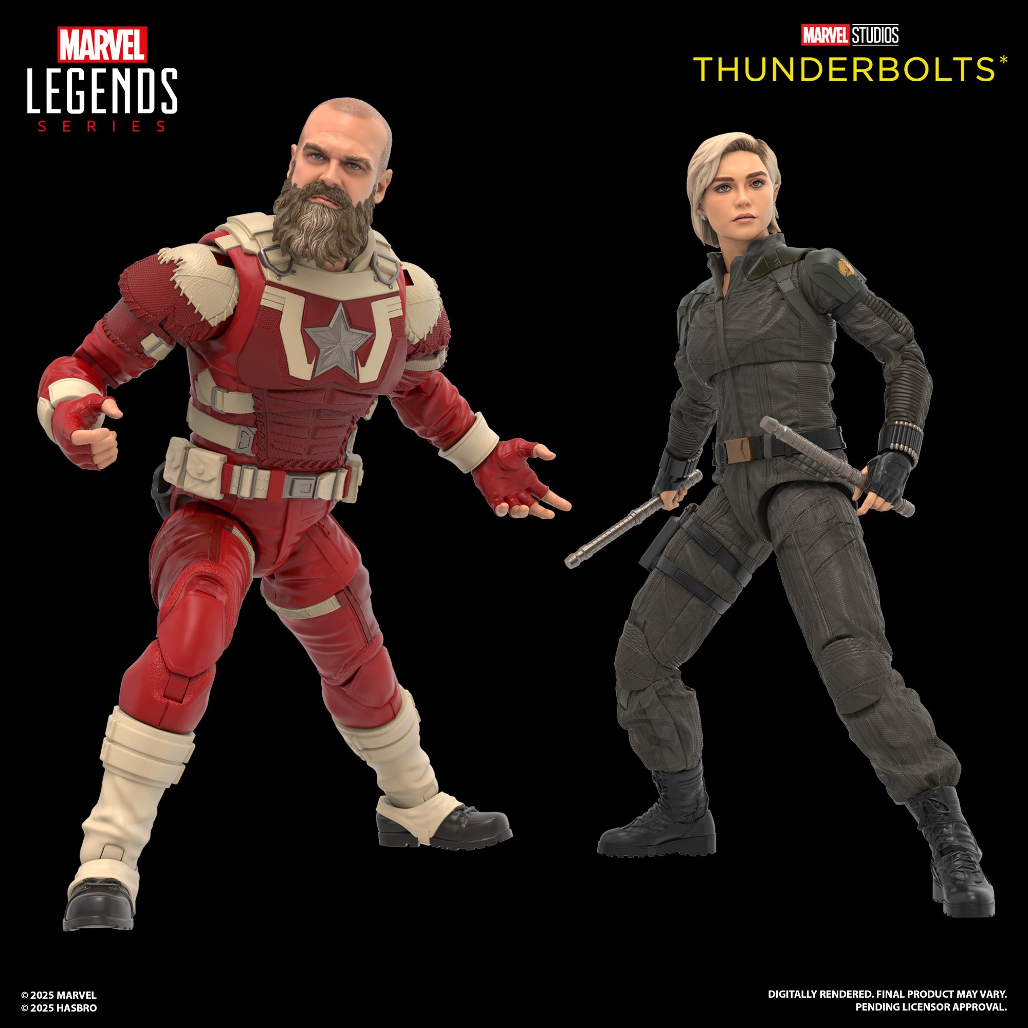 Marvel Legends Series Yelena Belova and Red Guardian