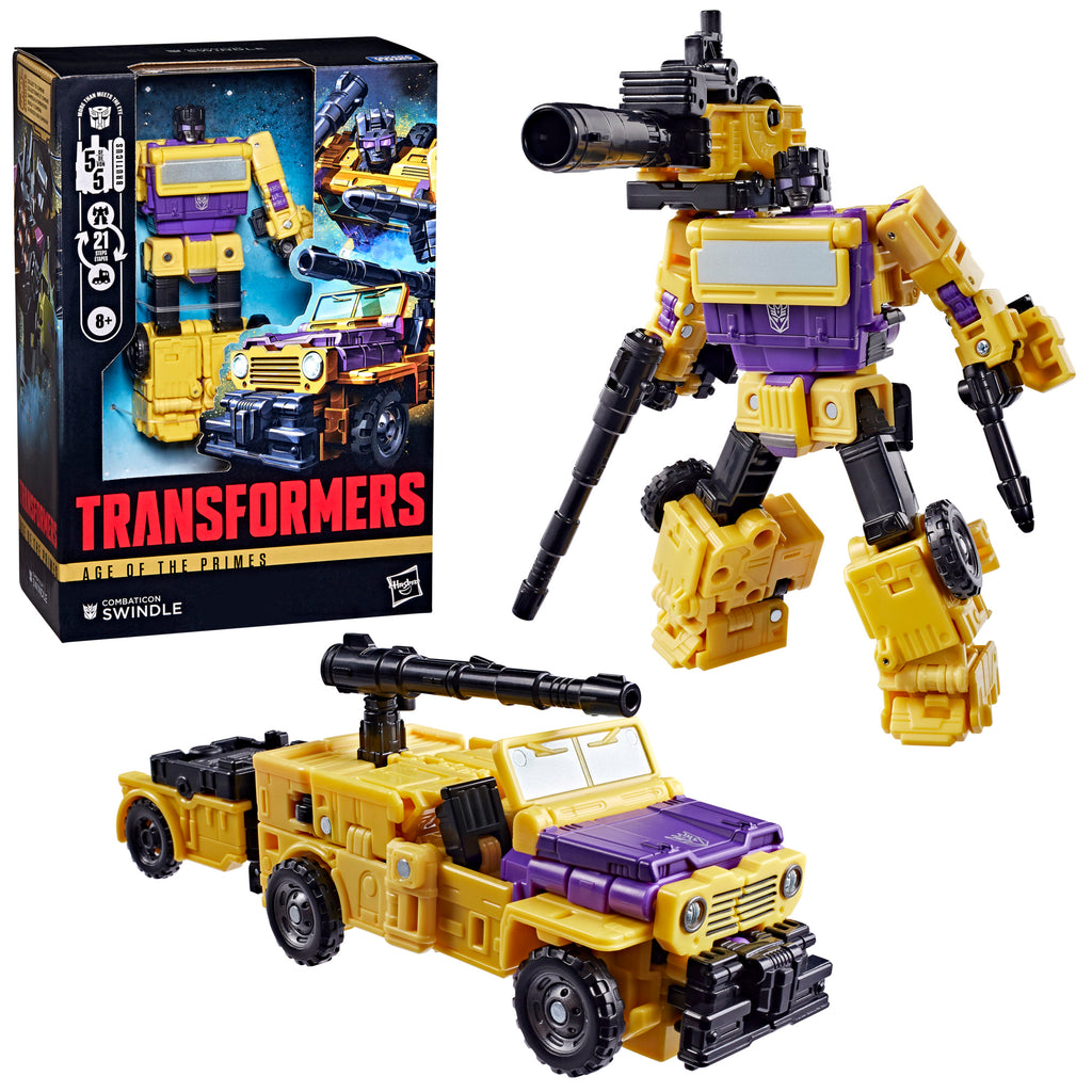 Transformers Age of the Primes Voyager Class Combaticon Swindle, 6.5-Inch Converting Action Figure