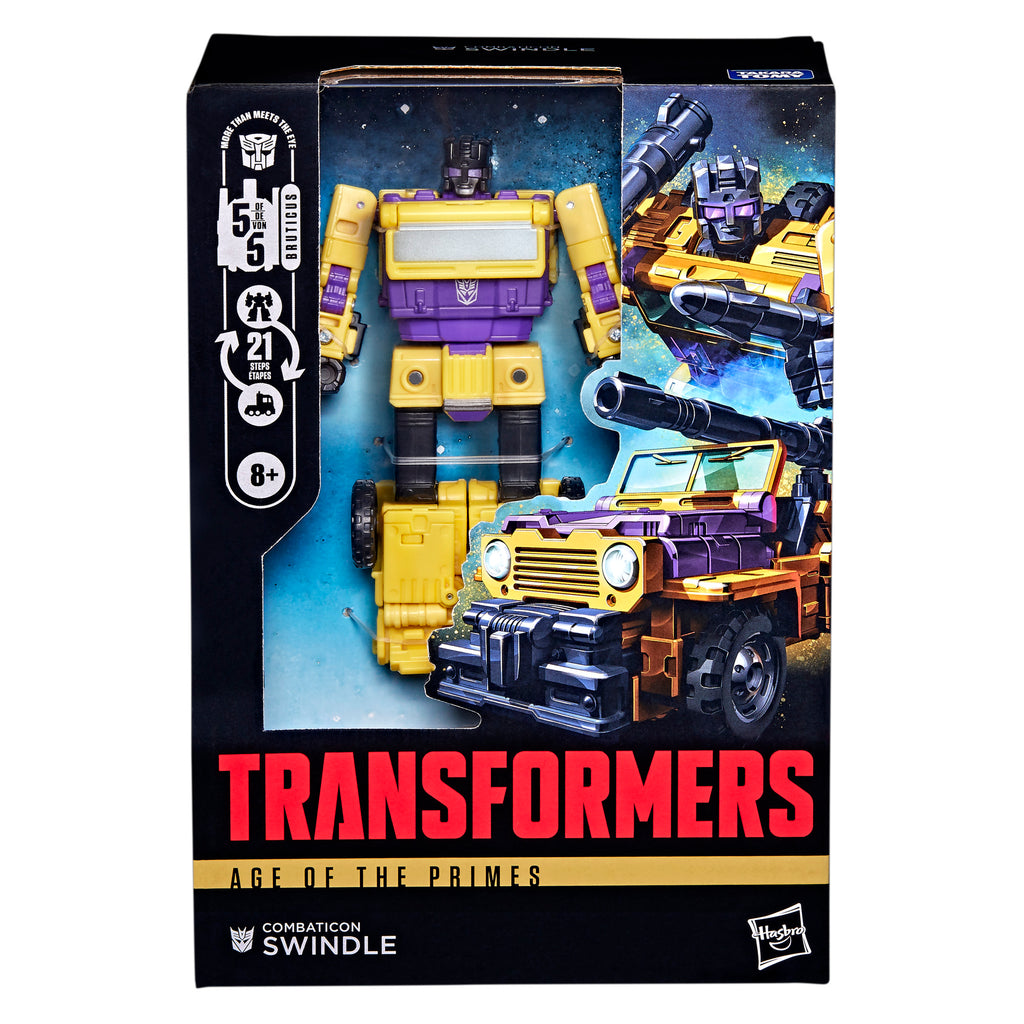 Transformers Age of the Primes Voyager Class Combaticon Swindle, 6.5-Inch Converting Action Figure