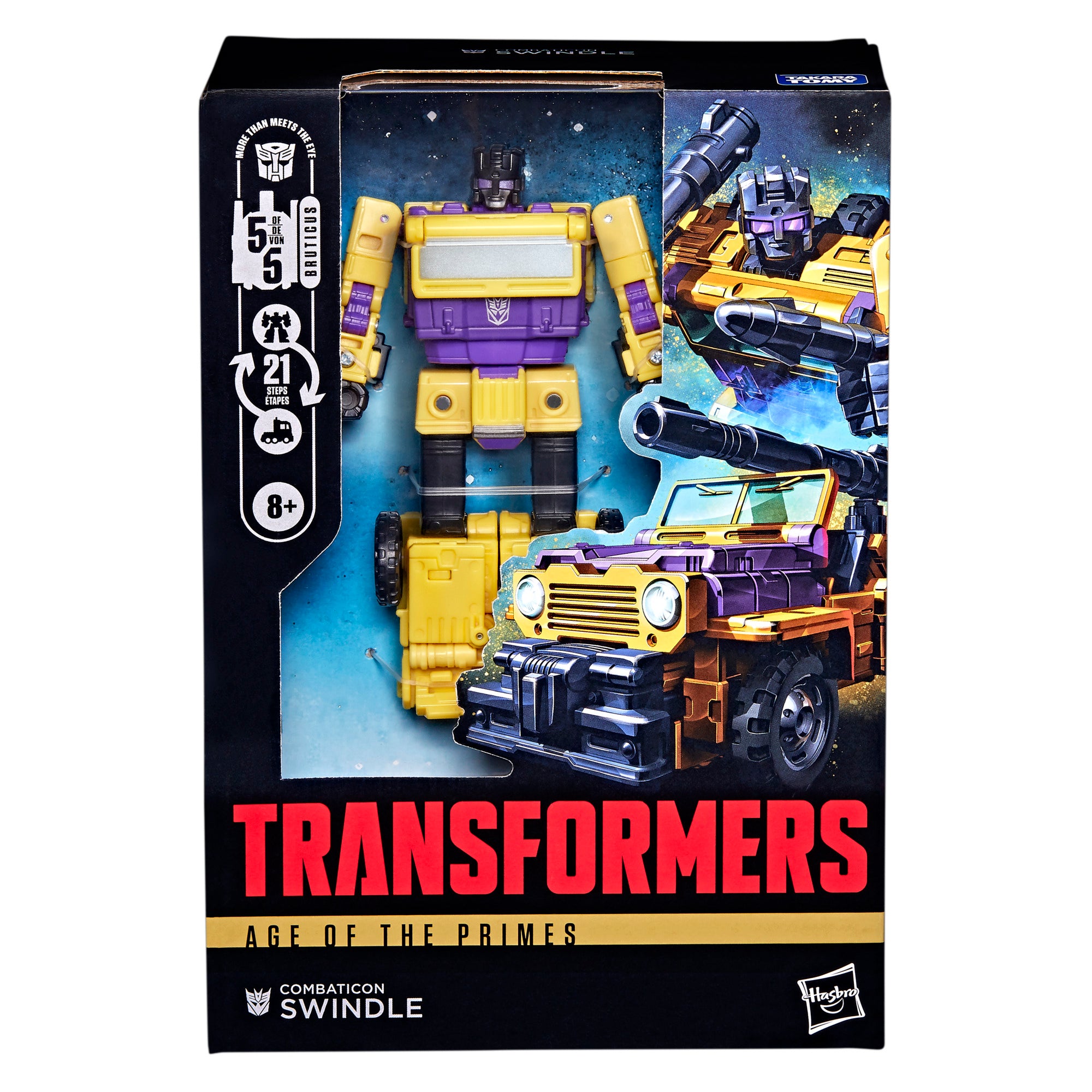 Transformers Age of the Primes Voyager Class Combaticon Swindle, 6.5-Inch Converting Action Figure