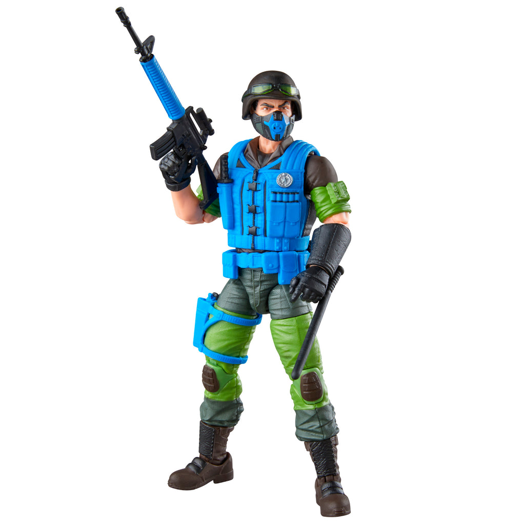 G.I. Joe Classified Series #220 Mad Marauders Mutt detail with accessories laid out