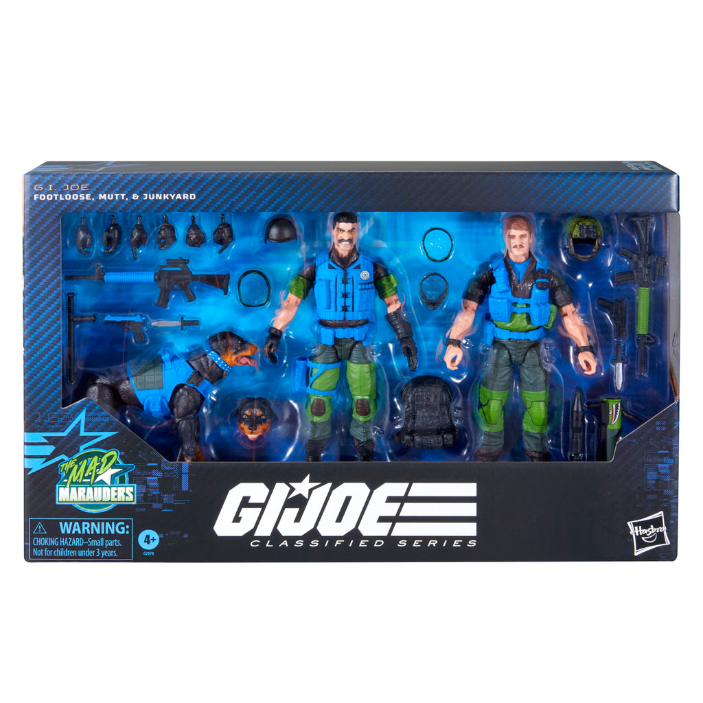 G.I. Joe Classified Series #220 Mad Marauders Footloose Mutt Junkyard packaging front