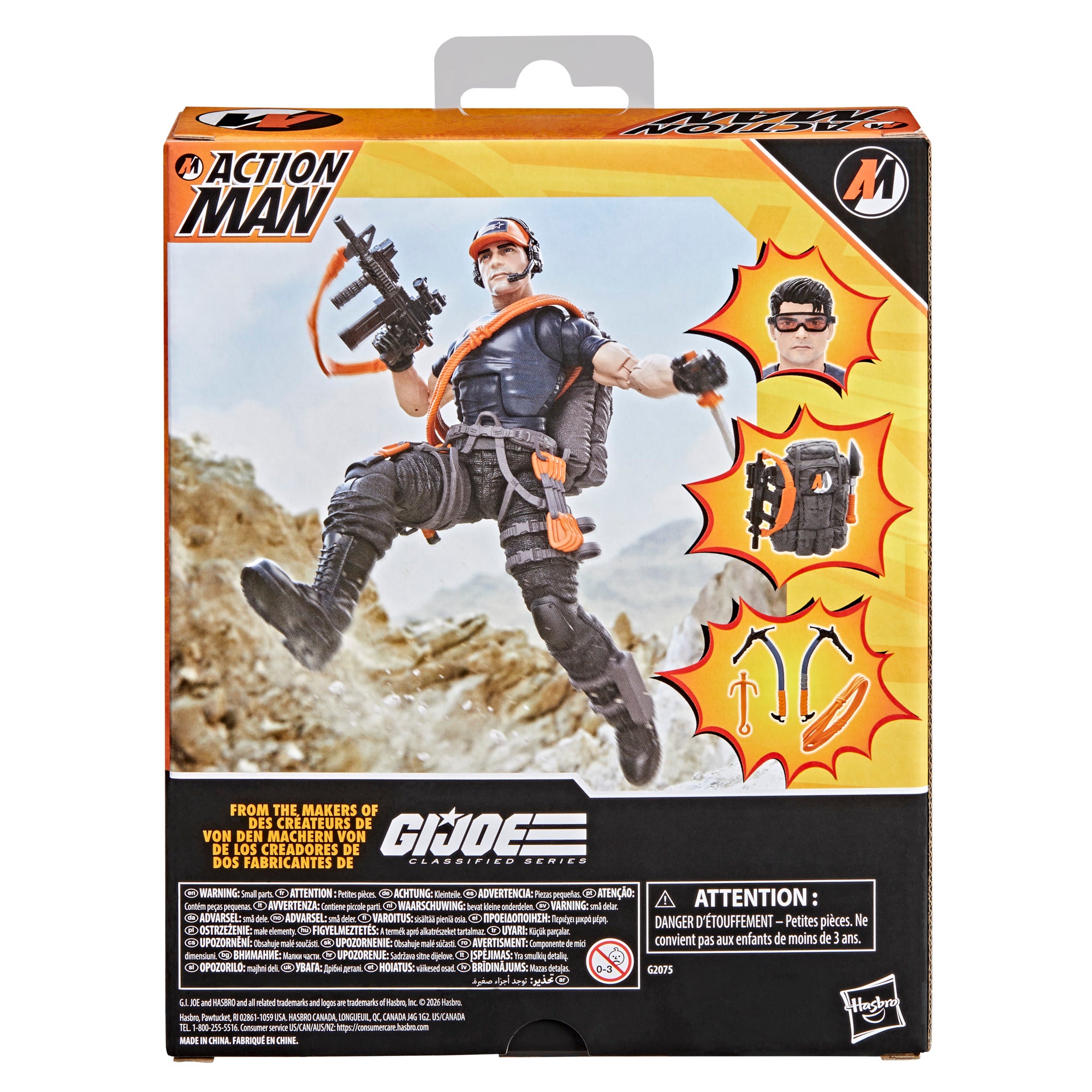 G.I. Joe Classified Series Action Man — Collectible 6-Inch Action Figure with 12 Accessories