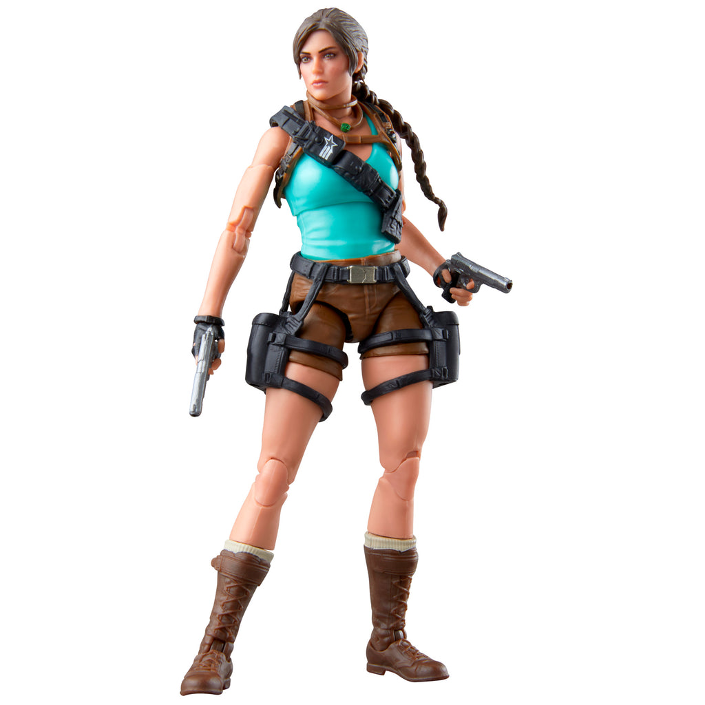 G.I. Joe Classified Series Lara Croft TOMB RAIDER - Detail view front with dual pistols