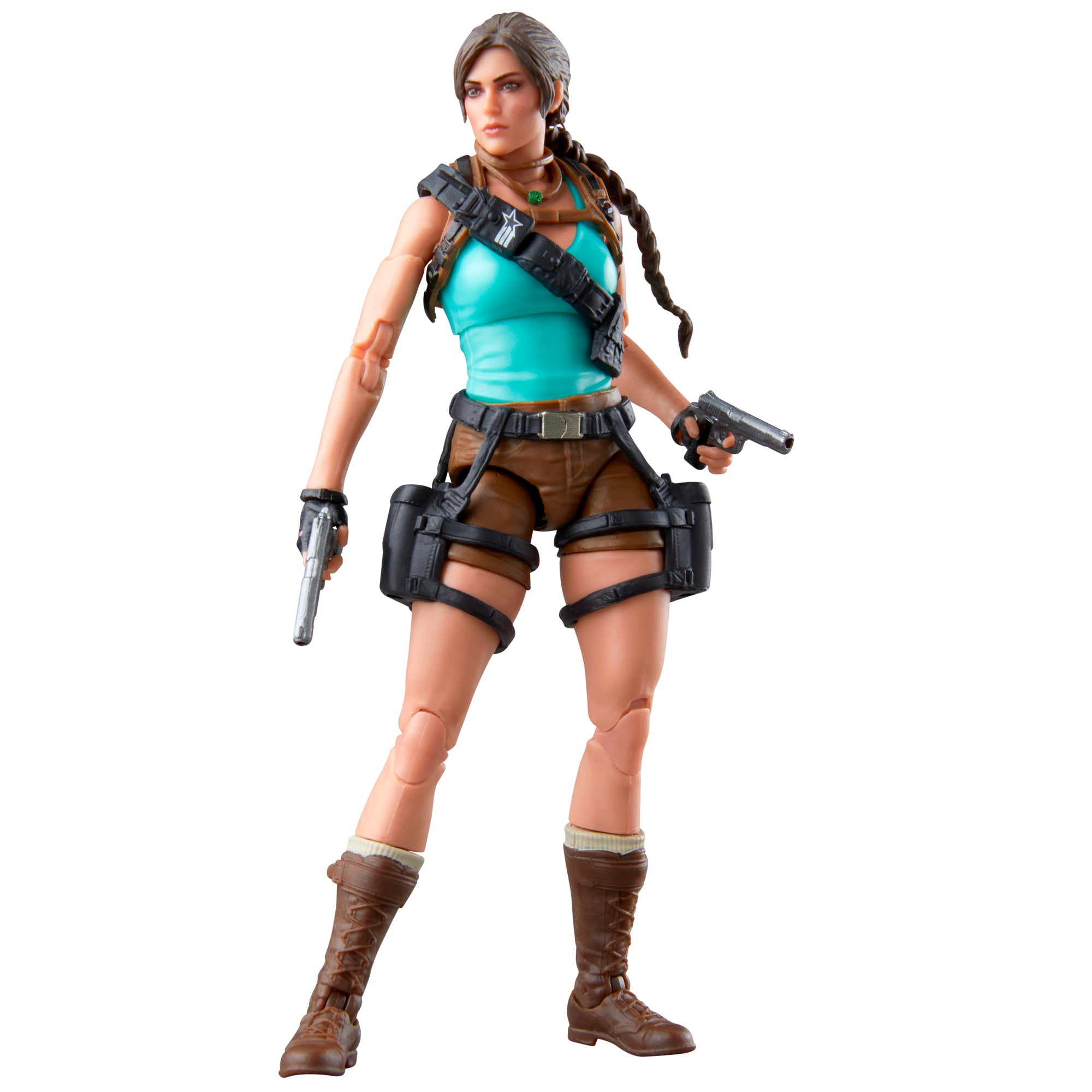 G.I. Joe Classified Series Lara Croft TOMB RAIDER - Detail view front with dual pistols
