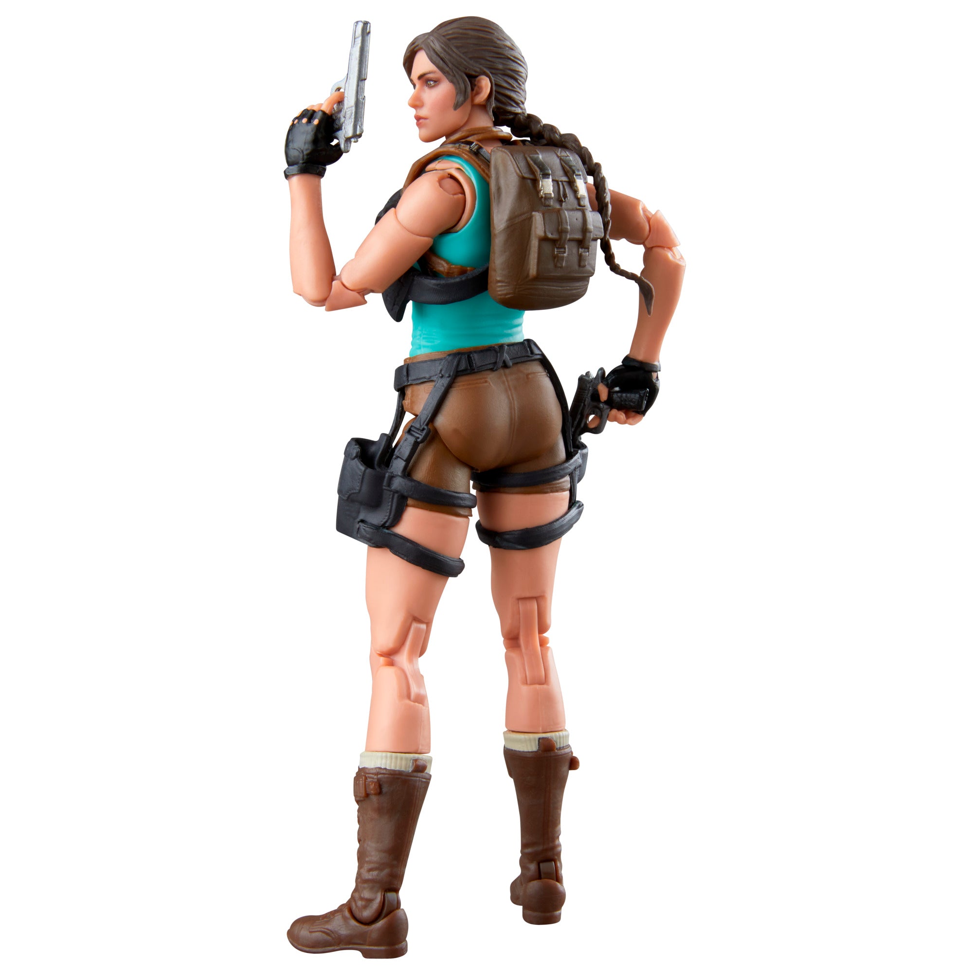 G.I. Joe Classified Series Lara Croft TOMB RAIDER - Detail view back with pistol raised