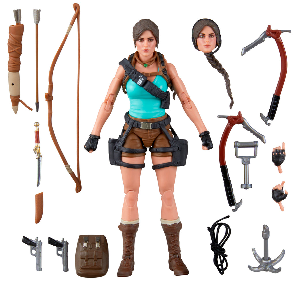 G.I. Joe Classified Series Lara Croft TOMB RAIDER - Main figure front with dual pistols