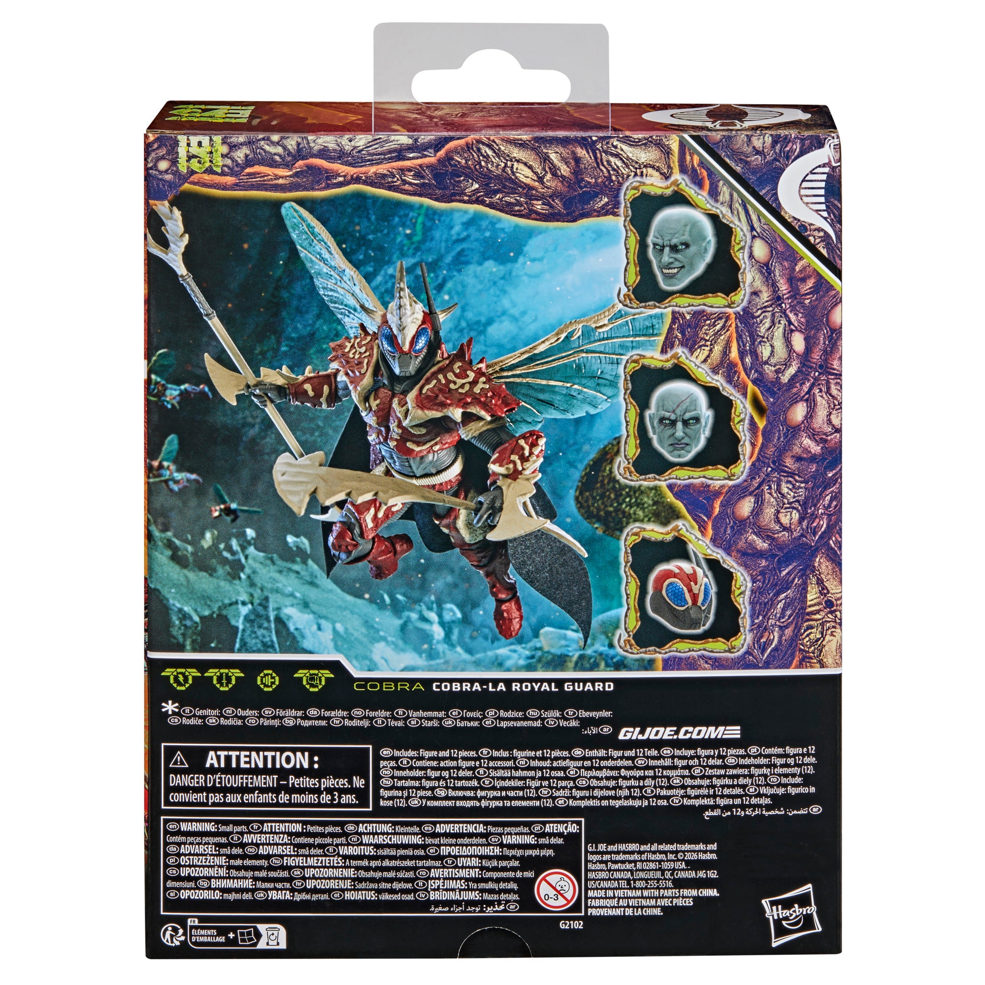 G.I. Joe Classified Series #191, Cobra-La Royal Guard, 6" Action Figure