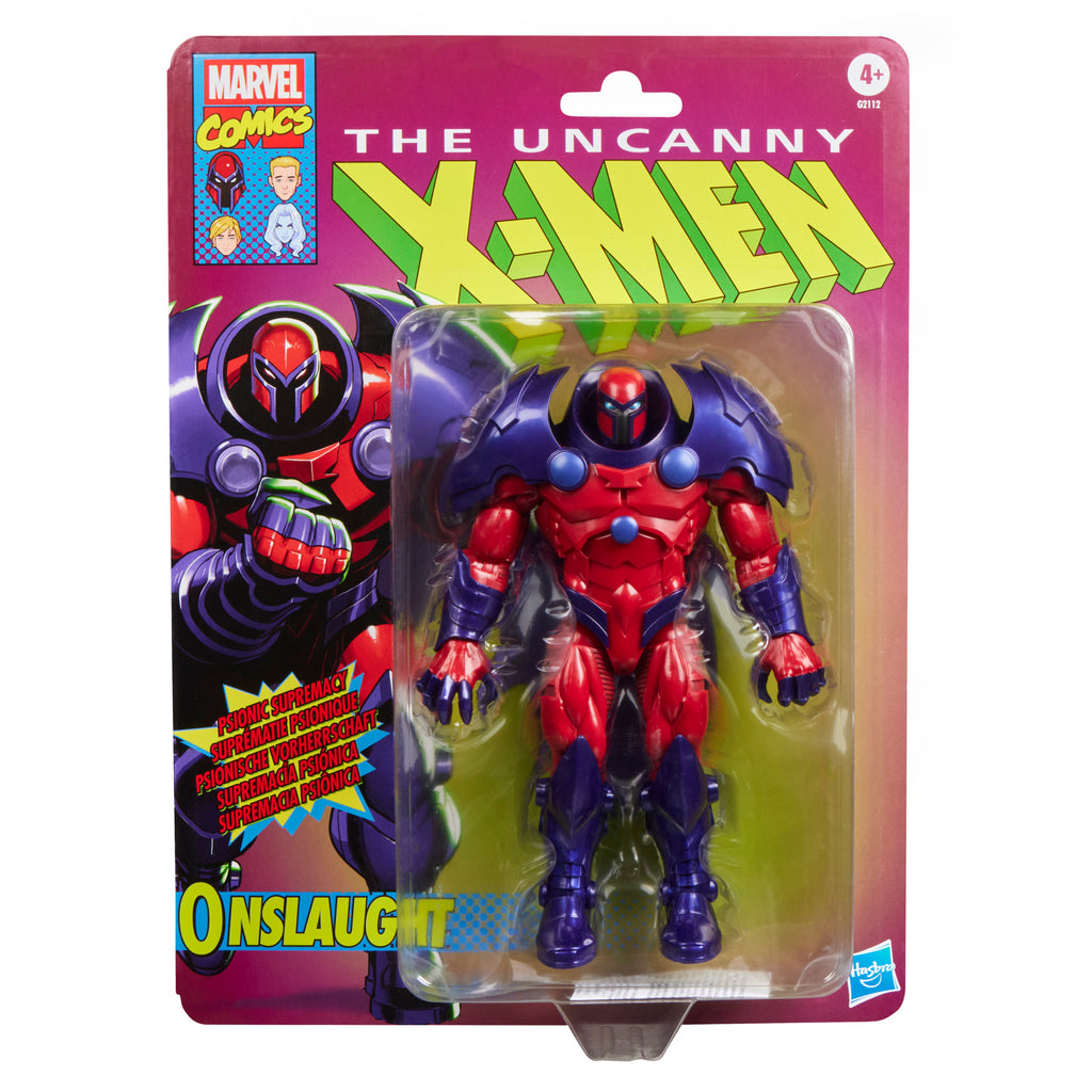 Marvel Legends Series Onslaught, Retro Cardback X-Men Comics-Inspired Collectible 8-Inch Action Figure