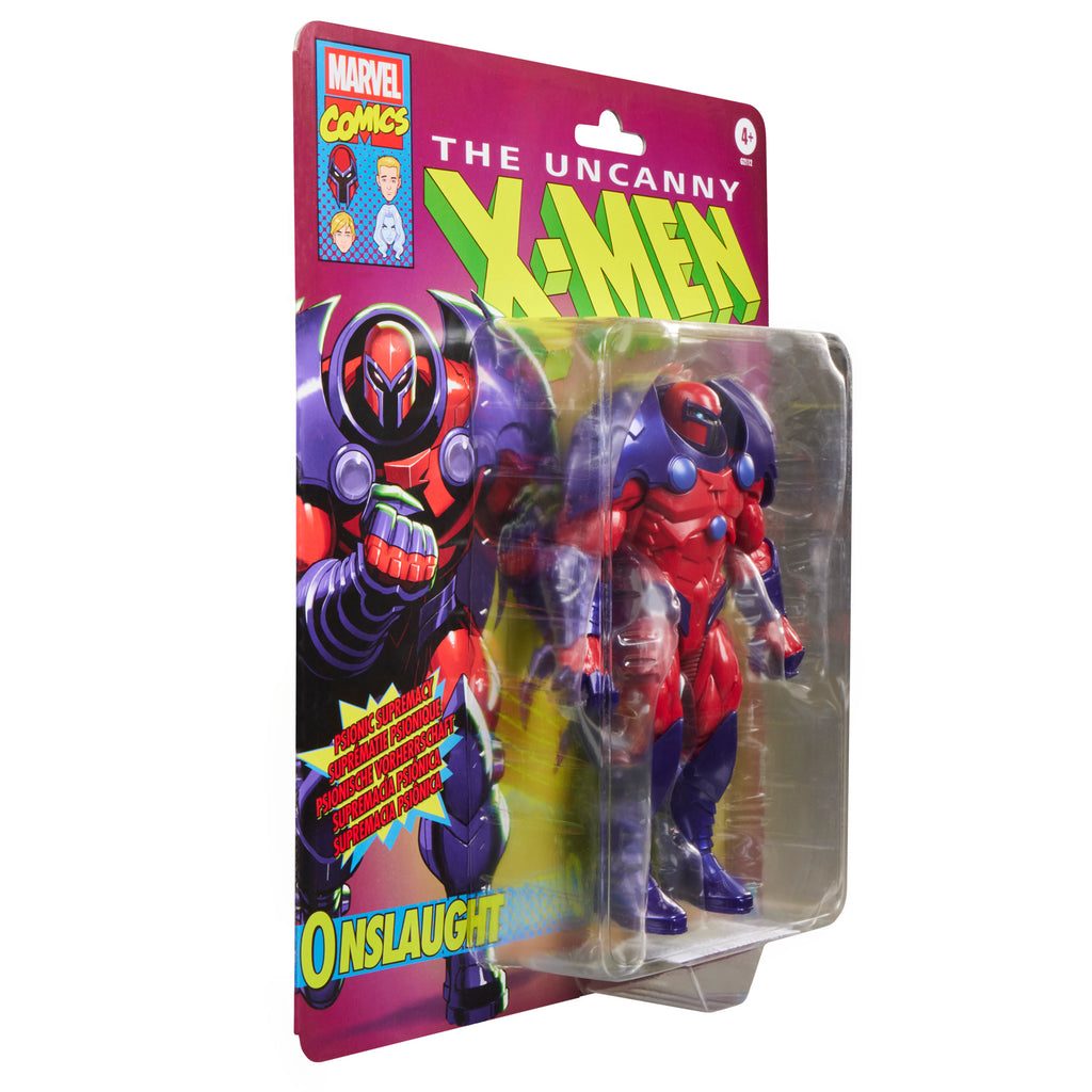 Marvel Legends Series Onslaught, Retro Cardback X-Men Comics-Inspired Collectible 8-Inch Action Figure